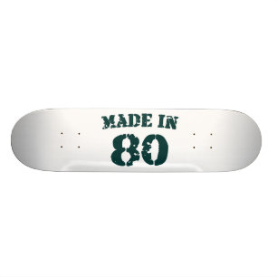 Made In 1980 Skateboard