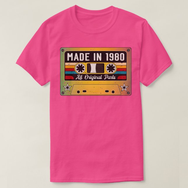 Made in 1980 T-Shirt (Design Front)