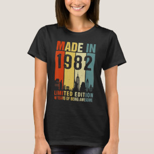 Made In 1982 40 Year Old 40th Birthday T-Shirt