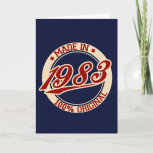 Made In 1983 Card
