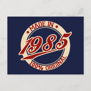 Made In 1985 Postcard