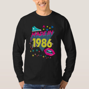 Made In 1986 36th Birthday 80s 90s 1990s 1980s Nos T-Shirt