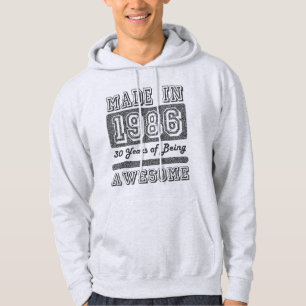 Made in 1986 hoodie