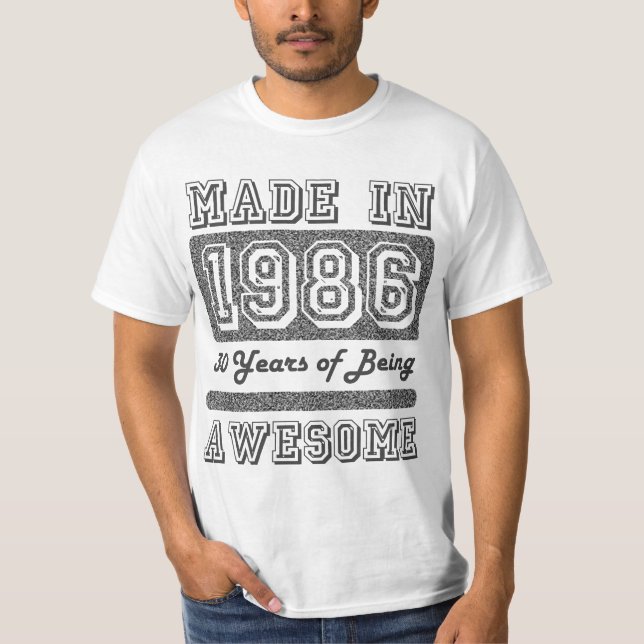Made in 1986 T-Shirt (Front)