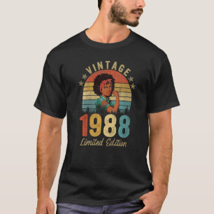 Made in 1988 35 Year Old 35th Birthday  for Girl W T-Shirt