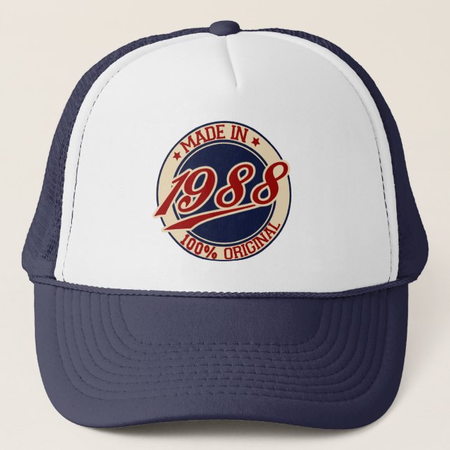 Made In 1988 Trucker Hat (Front)