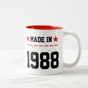 Made in 1988 Two-Tone coffee mug