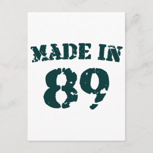 Made In 1989 Postcard