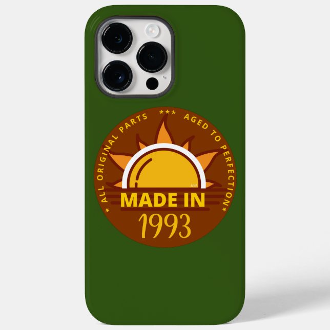 MADE IN 1993 funny birthday gift                   Case-Mate iPhone Case (Back)