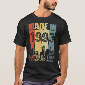 Made In 1993 Limited Edition 32 Years T-Shirt