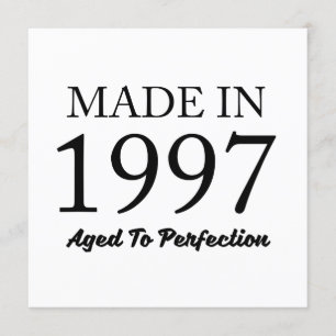 Made In 1997 Card