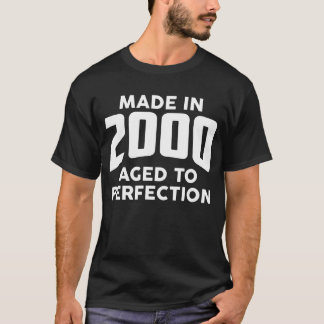 Made In 2000 Aged To Perfection Birthday Gift Idea T-Shirt