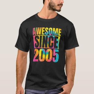 Made In 2005 18 Year Of Being Awesome 18 Birthday T-Shirt