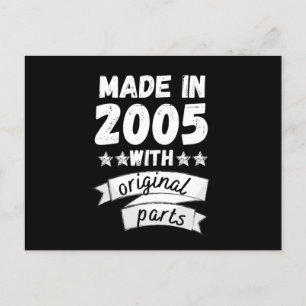 made in 2005 with original parts, postcard