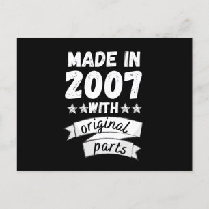 made in 2007 with original parts, postcard