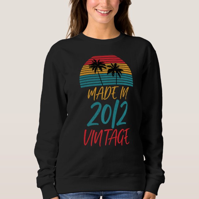 Made In 2012 Tees Vintage  Retro Style (Front)