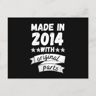 made in 2014 with original parts, postcard