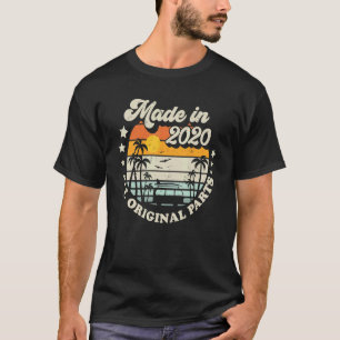 Made In 2020 All Original Parts Retro Style Sun 2 T-Shirt