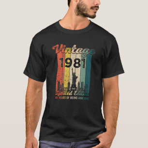 Made In 41 Year Old Gifts Vintage 1981 41Th Birthd T-Shirt