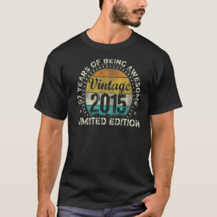 Made In 7 Year Old  Vintage 2015 7th Birthday T-Shirt