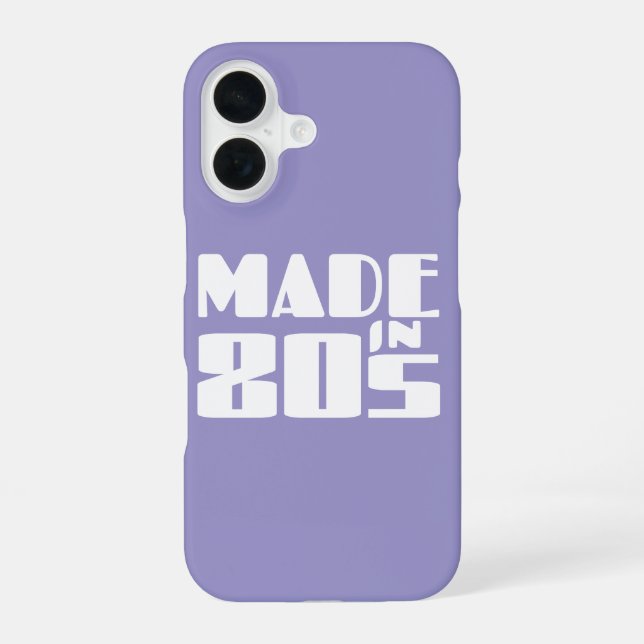 Made in 80s iPhone 16 case (Back)