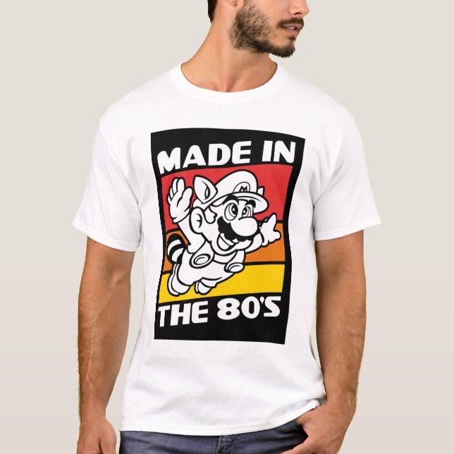 made in 80's Mario  T-Shirt (Front)