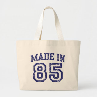 Made in 85 large tote bag