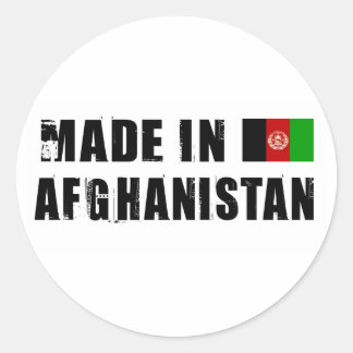Made in Afghanistan Classic Round Sticker