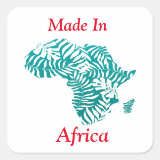 Made in Africa Tropical Leaves Stickers