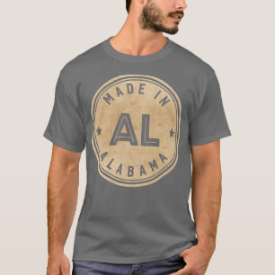 Made In Alabama AL State USA TShirt