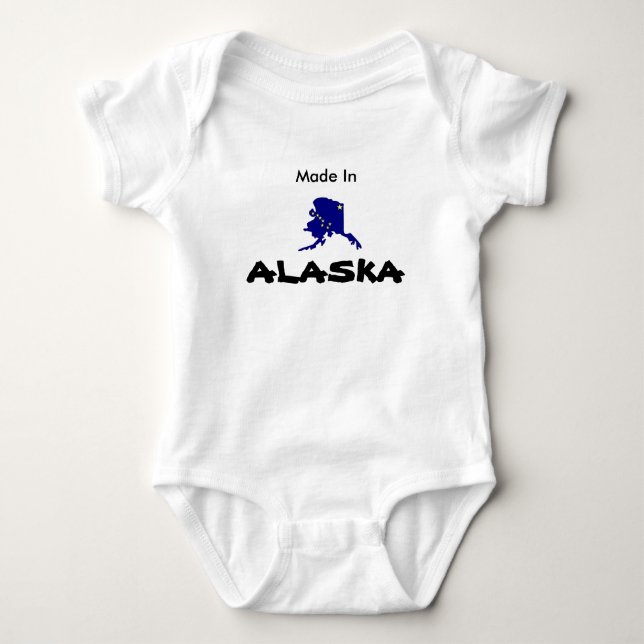 made in Alaska Baby Bodysuit (Front)