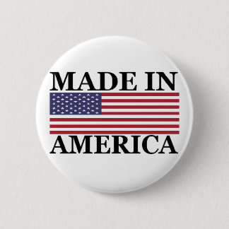 MADE IN AMERICA 6 CM ROUND BADGE