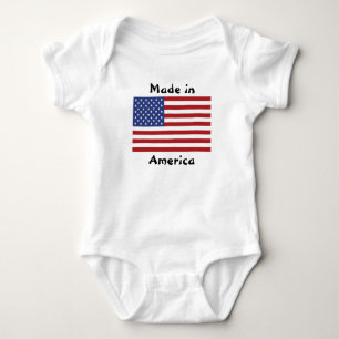 Made in America  Baby Bodysuit