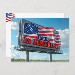 Made In America Billboard Postcard