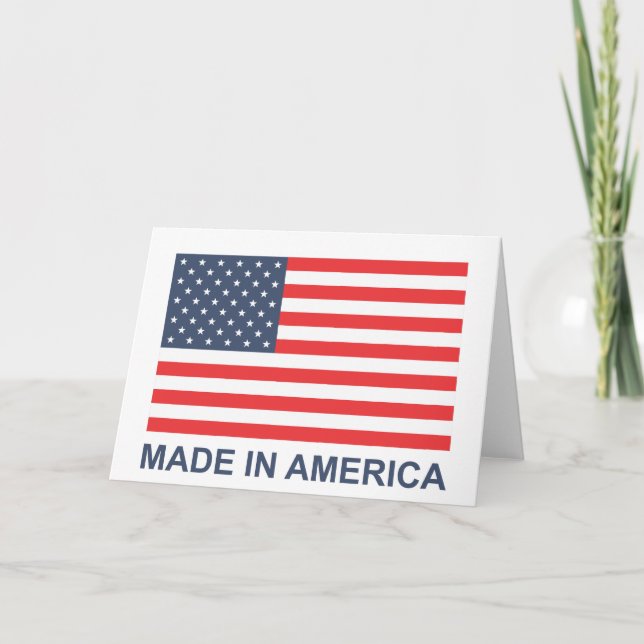 Made In America Card (Front)