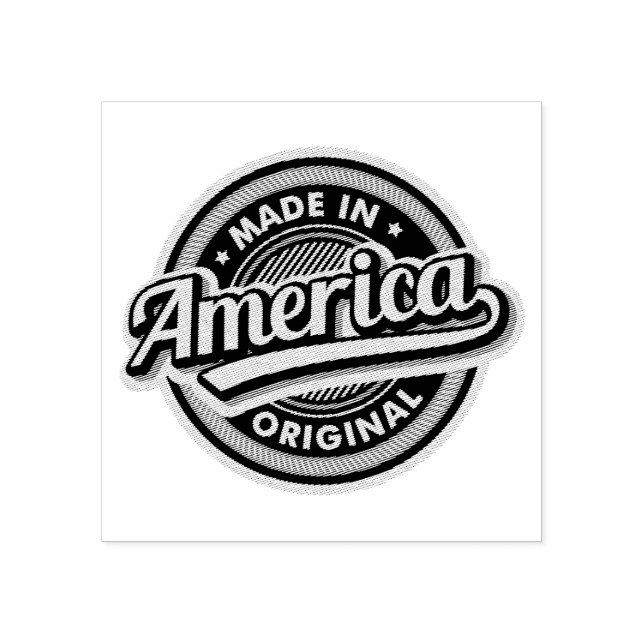 Made in America Original Rubber Stamp (Imprint)