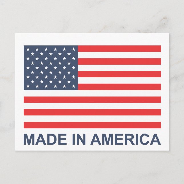 Made In America Postcard (Front)