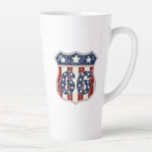 Made In America Vintage Shield Patriotic CoffeeMUG Latte Mug