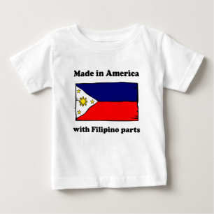 Made In America With Filipino Parts Baby T-Shirt