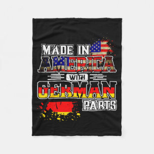 Made In America With German Parts  Fleece Blanket