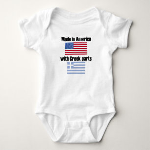 Made In America With Greek Parts Baby Bodysuit