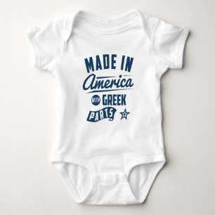 Made In America With Greek Parts Baby Bodysuit