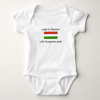made in America with Hungarian parts Baby Bodysuit