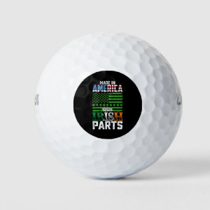 Made in America with Irish Parts St Patrick's Day Golf Balls