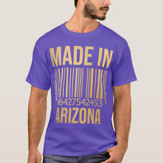 Made in Arizona in Gold T-Shirt