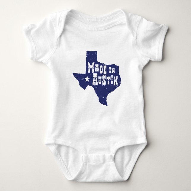 Made in Austin Baby Bodysuit (Front)