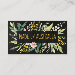 Made In Australia Native Flowers Business Card