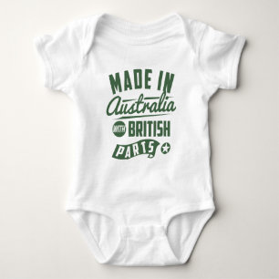 Made In Australia With British Parts Baby Bodysuit