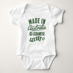 Made In Australia With Lebanese Parts Baby Bodysuit