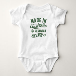 Made In Australia With Peruvian Parts Baby Bodysuit